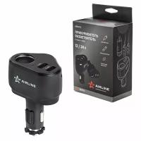 Разветвитель прикуривателя 1 гнездо + 2xUSB 2.4A+2.4A PRO AEBD070 AIRLINE