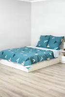 Комплект постельного белья SELENA соломея с одеялом и простыней на резинке Евро