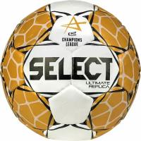 Мяч гандбольный SELECT Ultimate Replica v23, 1671854900, р.2 (Jr), EHF Appr, бело-золотистый