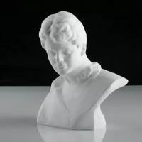 Гипсовая фигура известные люди: Бюст Есенина, 20 х 12,5 х 21,5 см (комплект из 2 шт)
