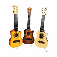 Игрушка гитара детская акустическая 55 см 6 струн, 3 цвета, подарок мальчику, девочке, 898-28ABC