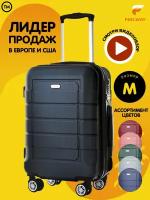 Чемодан на колесах, Samsonite черный, размер M