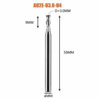 Dreanique двухзаходная фреза по алюминию для чпу (3х9х50х4 Z2) AU2E-D3.0-H4 39800