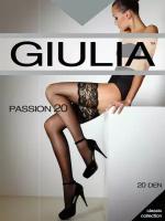 Тонкие матовые кружевные чулки Giulia PASSION 20