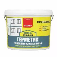 Герметик строительный NEOMID теплый ДОМ MINERAL PROFESSIONAL Белый - 3 кг