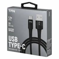 Кабель TFN USB-A/Type-C Envy 1.2m нейлон black