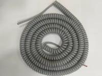 Спиральный кабель полиуретановый 3х1.5/1500-5000мм серый