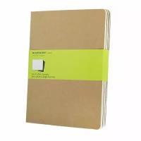 Набор 3 блокнота Moleskine Cahier Journal XL, без разлиновки