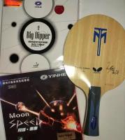 Эксклюзивная теннисная ракетка ручная сборка! Butterfly Timo Boll ALC + Yinhe Big Dipper+ MOON Speed (Атакующая ракетка для настольного тенниса)