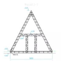 Каркас лстк A-Frame. Сборно-разборная конструкция А-Фрейм