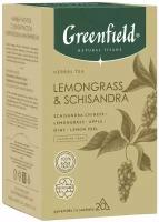 Чайный напиток Greenfield Natural Tisane Лемонграсс-Китайский лимонник 20*1.8г