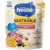 Каша Nestle Шагайка мультизлаковая банан-манго-чёрная смородина сухая молочная с 12 месяцев, 190г