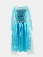 Платье, размер 122/128, голубой