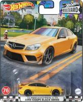 Коллекционная Premium машинка Hot Wheels '12 Mercedes-Benz C 63 AMG Coupe Black Series (коллекция Boulevard 2023, #76)