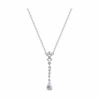 Колье Diamant online, серебро, 925 проба, фианит