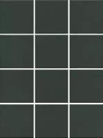 1333 Агуста черный натуральный 9,8х9,8 из 12 частей керам. гранит