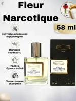 Парфюм fleur narcotique 58 ml, духи флёр наркотик средний объём, аромат унисекс Дубай Cherry shop73