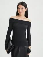 Zarina блузка женская, цвет Черный, размер XL (RU 50), 4121519428-50