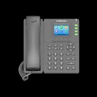 IP-телефон FLYINGVOICE P21P, 4 SIP аккаунта, цветной дисплей 2,4 дюйма, 320 x 240, конференция на 6 абонентов, (RJ9)/ DECT, USB, Wi-Fi, POE, 100 Mbps