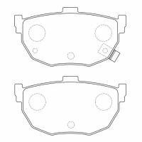 PN2130 Тормозные колодки дисковые NiBK (Черные)