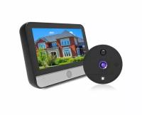 HD видеоглазок для входной двери Tuya Wi-Fi HD-com DW6(Tuya-2.0MP) (Z66768UT) с записью на SD карту и датчиком движения. Дверной глазок - экран 4,3