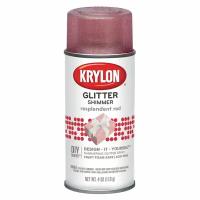 Лак с блестками Krylon Glitter, красный, 113гр