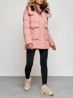 Зимняя женская куртка модная с капюшоном AD589827R, 50