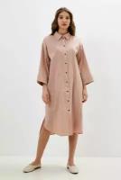 Платье BAON Платье-рубашка в стиле оверсайз Baon B4522017, размер: S, розовый