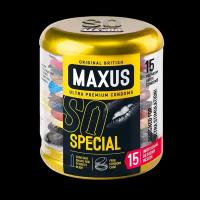 Презервативы MAXUS Special точечно-ребристые 15 шт