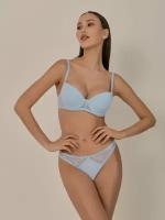 Бюстгальтер infinity lingerie, размер 75D, голубой