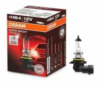 Лампа автомобильная галогенная OSRAM Super Bright Premium 69006SBP HB4 12V 80W P22d 1 шт