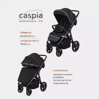 Коляска детская прогулочная Rant Caspia 2.0 RA100, Black