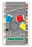 Набор ниток для вышивки Aerostitch №60 18*1000м Madeira арт. 8064