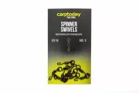 Вертлюжки для спиннер рига Carptoday Tackle Spinner Swivels, рыболовные аксессуары, вертлюг рыболовный, карповая оснастка, рыбацкие снасти