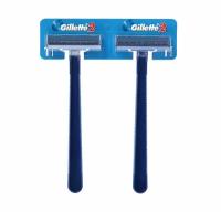 Gillette Бритва мужская 2 одноразовая, на карте, 2 шт