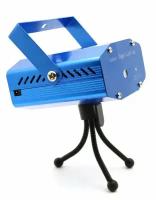 Лазерный проектор MINI Laser Stage Lighting / Портативный лазерный проектор с эффектом светомузыки для дома