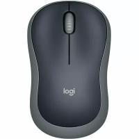 Мышь Logitech M185 черныйсерый оптическая 1000dpi беспроводная USB1.1 для ноутбука 2but