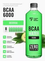 BCAA WATER 6000 негазированный с содержанием сока, 8 шт по 500 мл