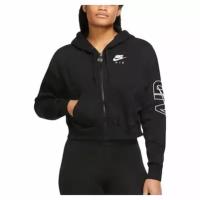 Толстовка Nike Air Oversized Full-Zip Fleece Hoodie черный S