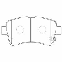 PN9461 Тормозные колодки дисковые NiBK (Черные)