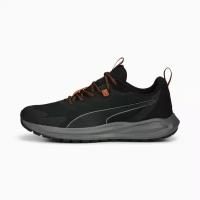 Кроссовки PUMA, размер 9 UK, черный, оранжевый