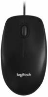 Мышь Logitech M100 Grey темно-серая, оптическая, 1000dpi, USB, 1.8м