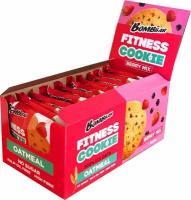 Bombbar, Овсяное печенье Fitness Cookie, 24шт по 40г (ягодный микс)