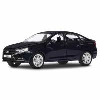 Автопанорама Машинка LADA VESTA седан черный 1:24 металл JВ1251150 с 3 лет