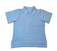 Школьная рубашка Сказка, размер 98,104-56, голубой