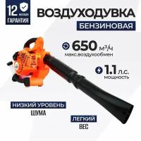 Бензиновая воздуходувка ELECTROLITE EBV280EL ( 1,1 л. с 650 куб. м/ч, подходит для сдувания снега с машины )