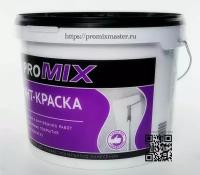 Краска PROMIX ВД-АК 11 краска-грунт укрывная, 14 кг. ведро