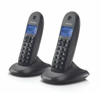 Радиотелефон MOTOROLA SOLUTIONS Motorola DECT C1002LB+, DUO чёрный