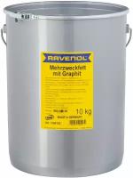 RAVENOL 1340102-010-03-000 Смазка с графитом Mehrzweckfett m. Graphit (10кг)