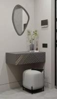 Туалетный столик Магония с зеркалом, консоль подвесная